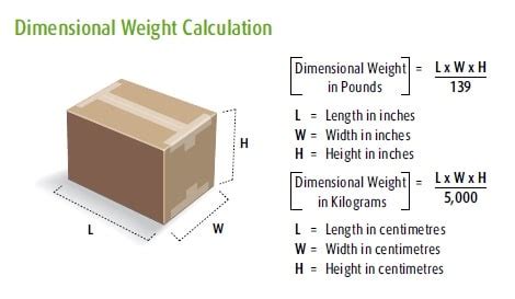 ups dimensional weight limit